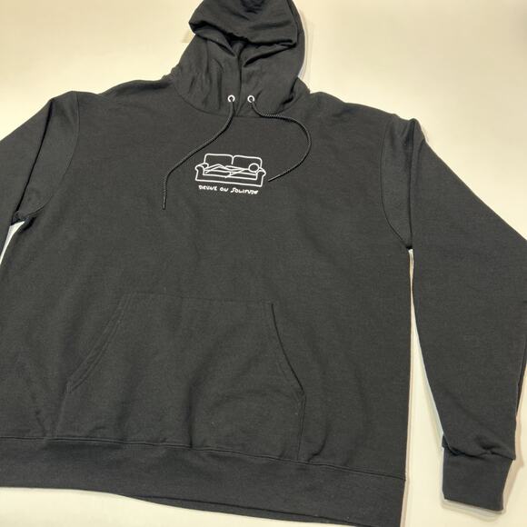 Barstool Sports Hoodie Mens XL Extra Large Drunk on Solitude Sweatshirt Champion - Picture 6 of 11